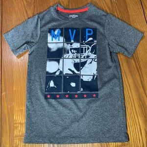 3/15 Kids Sale Oshkosh Football MVP Dark Gray Tee Shirt